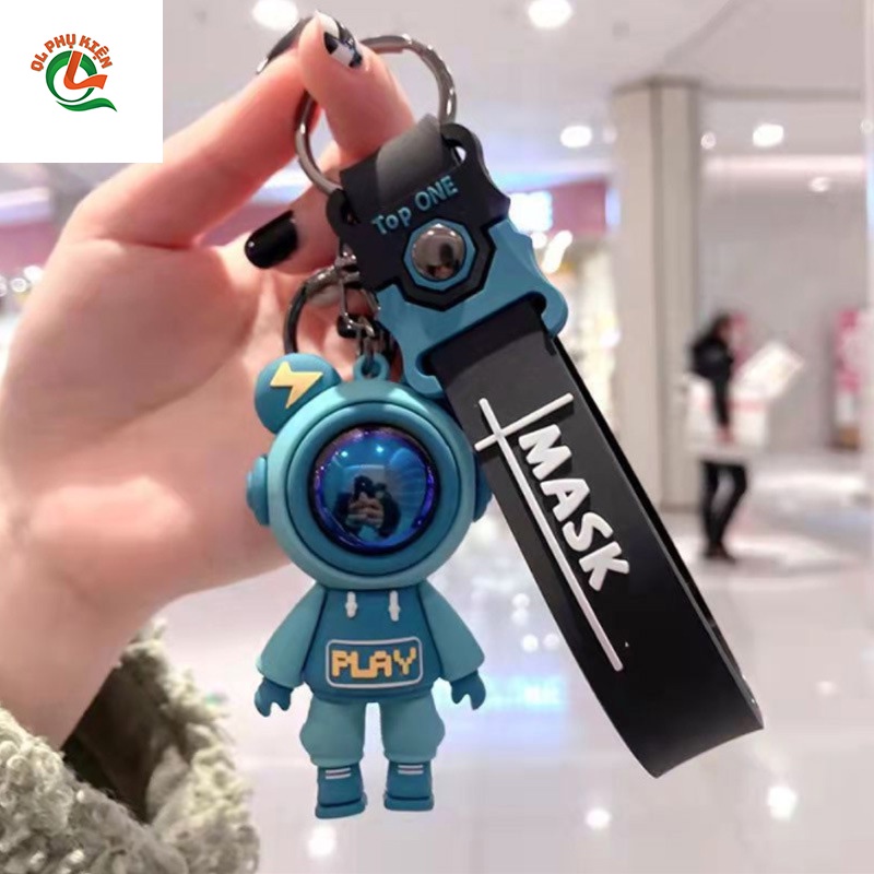 Móc khóa phi hành gia giá rẻ và dễ thương Móc khóa HOT TREND Móc khóa xe máy móc khóa balo móc khóa