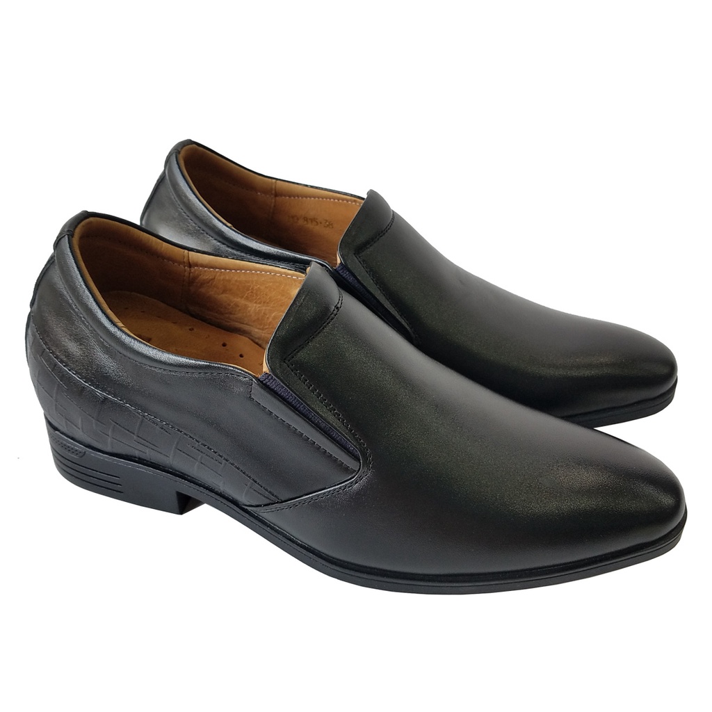 Giày Tây Công Sở Tăng Chiều Cao Nam BIGBEN Da Bò Thật Tăng 6cm GT217