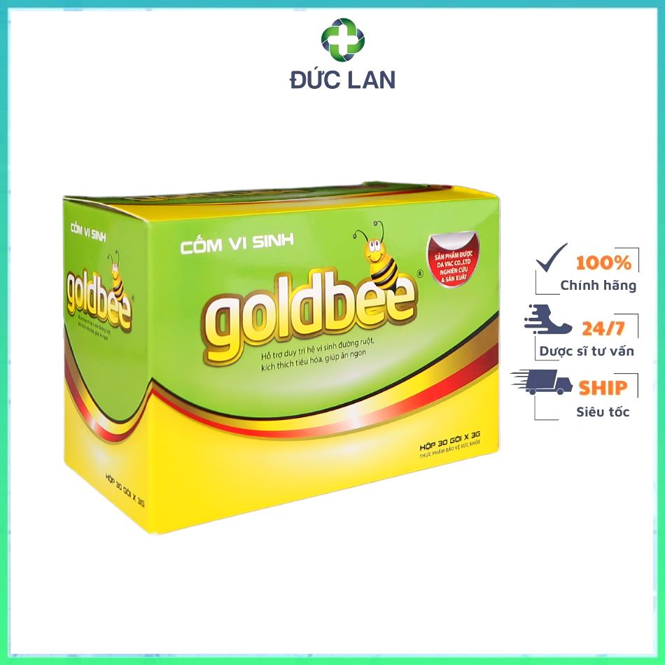 CỐM VI SINH GOLDBEE - BỔ SUNG LỢI KHUẨN CHO ĐƯỜNG TIÊU HÓA, TĂNG CƯỜNG MIỄN DỊCH ĐƯỜNG RUỘT