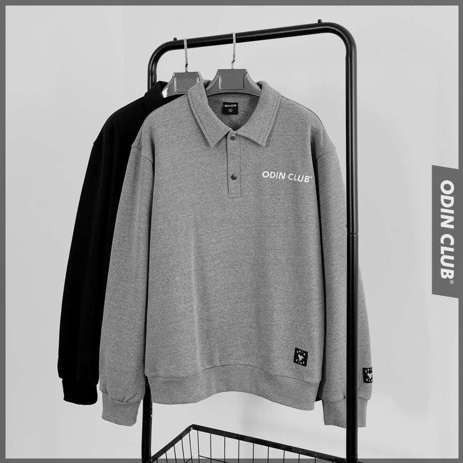 Áo Sweater Polo ODIN CLUB Cổ Bẻ Unisex Nam Nữ
