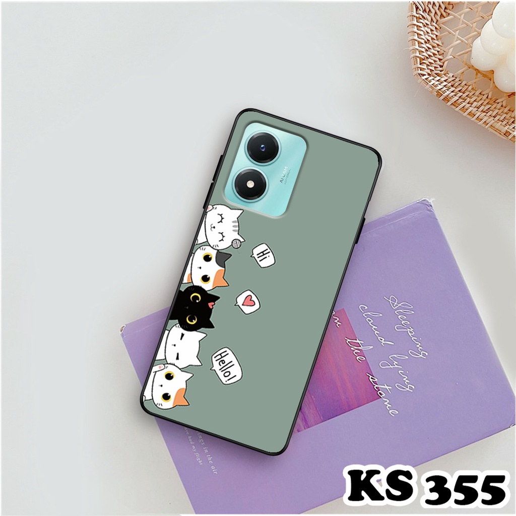 Ốp lưng Vivo Y01 - Y02s - Ốp Vivo in hình Cat&amp;Bear đáng yêu - Chất liệu TPU siêu bền