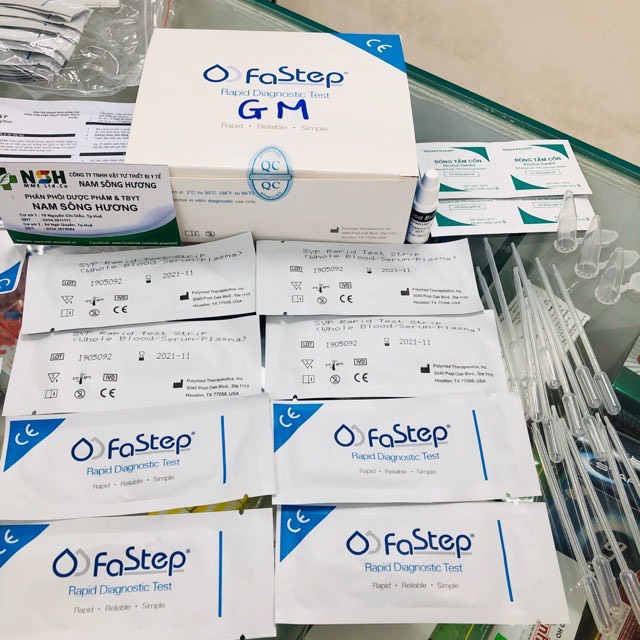 Que thử nhanh HIV tại nhà Fastep USA kết quả chính xác đến 99%