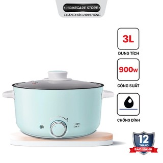Nồi Lẩu Điện Lớn Đa Năng 3L Chống Dính Lotor 30C 900W - BH 12 tháng