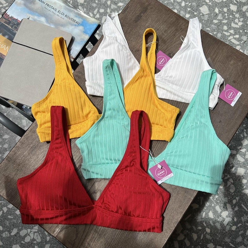 Bikini thun gân cạp cao 2M0044