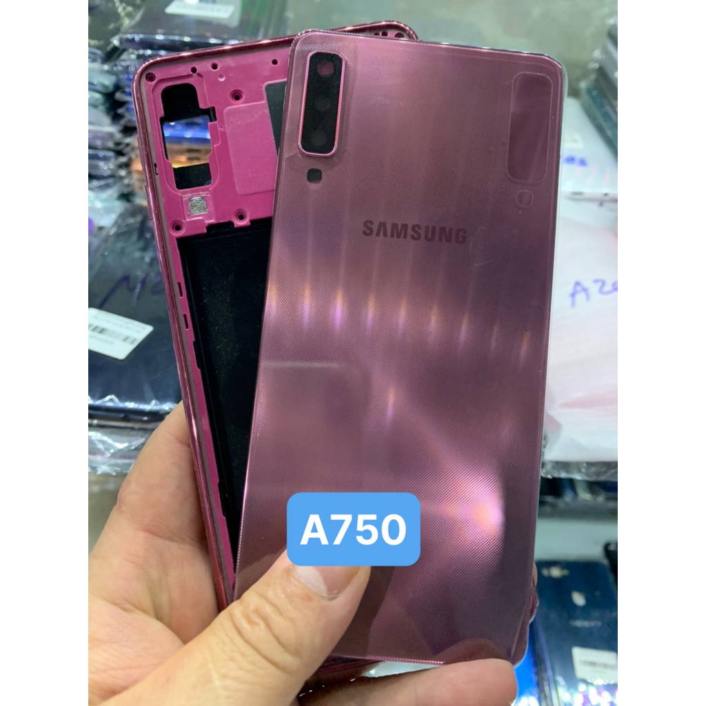 Bộ xương vỏ, kính lưng samsung A750 / A7 2018