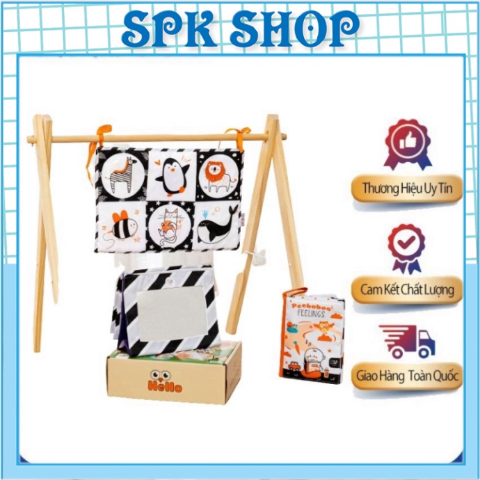 Bộ đồ chơi cho bé sơ sinh Lalala Baby Welcome to the World Box phát triển đa giác quan SPK Shop