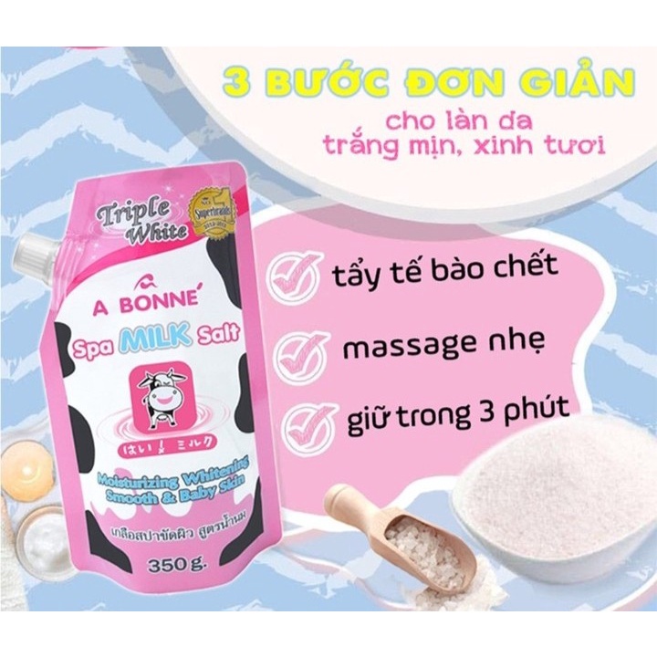 Muối Tắm BÒ HỒNG A Boone Spa Milk Salt Thái Lan