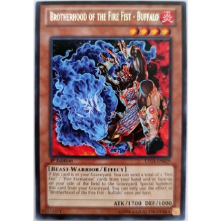 [Thẻ Yugioh] Brotherhood of the Fire Fist - Buffalo |EN| Rare