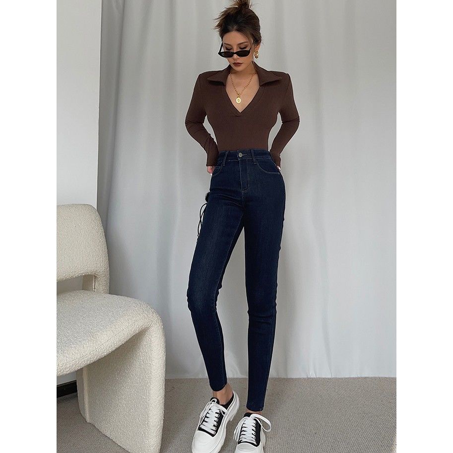 Bodysuit Cổ Chữ V Khoét Sâu Thiết Kế Quyến Rũ Thời Trang Theo Phong | BigBuy360 - bigbuy360.vn