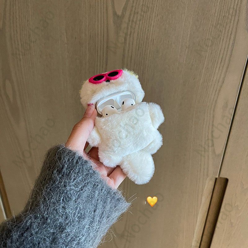 Vỏ Bảo Vệ Hộp Sạc Tai Nghe airpods pro / 3 / 1 / 2 / 3 pro Hình Gấu Bông Dễ Thương