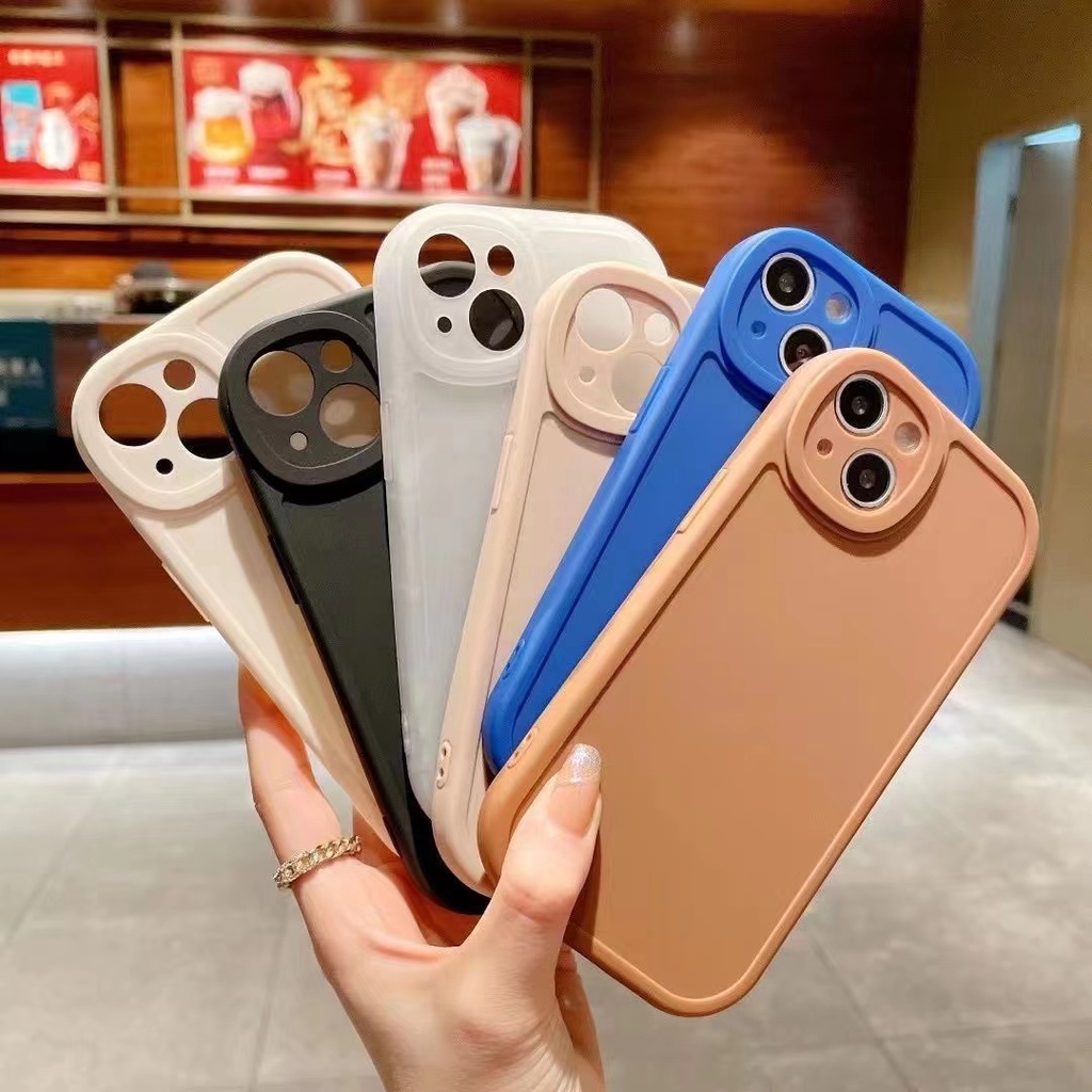 ốp lưng VIVO V15 S1 Y91 Y95 Y93 Y91i Z1 Pro V9 Y85 V11i Y81 Y72 5G Y52 5G Y66 Y67 V5 V5S V5 Lite Y77 5G Y76 5G S1 Pro V20 Pro V15 Pro Camera hình tròn bảo vệ vỏ mềm bằng silicon