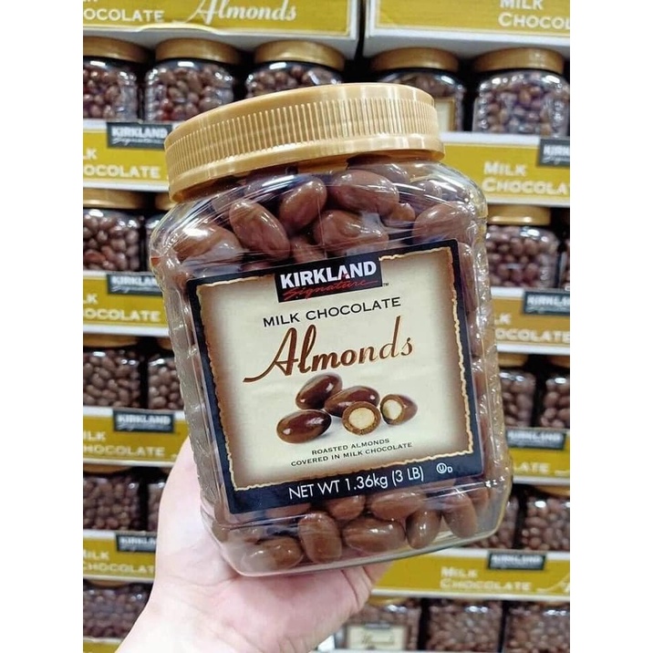 Chocolate sữa nhân nho khô date 6/2024 Kirkland Milk Chocolate - EDS Hàng Mỹ