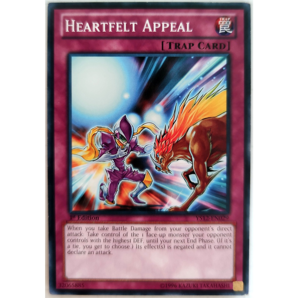 [Thẻ Yugioh] Heartfelt Appeal |EN| Common