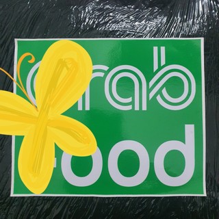Decal Logo Grab food