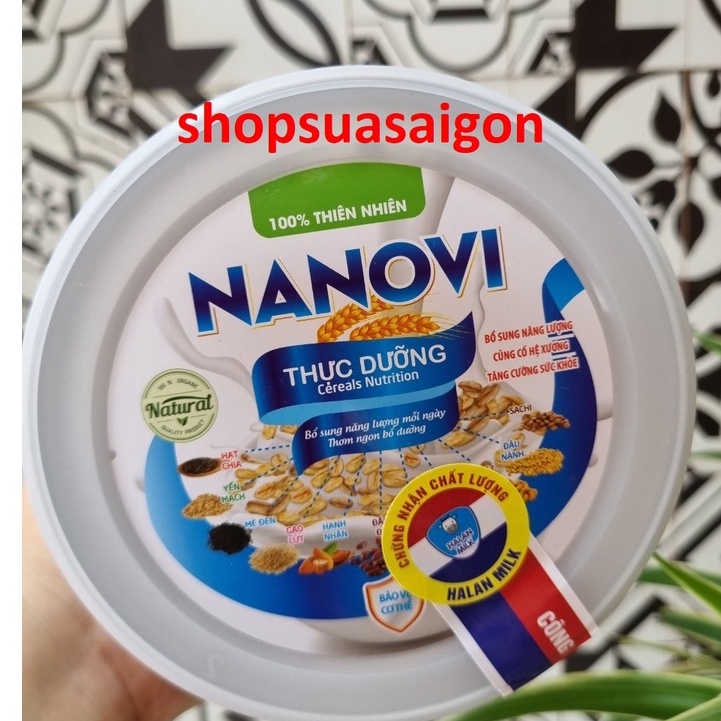 Thực dưỡng NANOVI 100% thiên nhiên phù hợp cho người ăn chay, tiểu đường