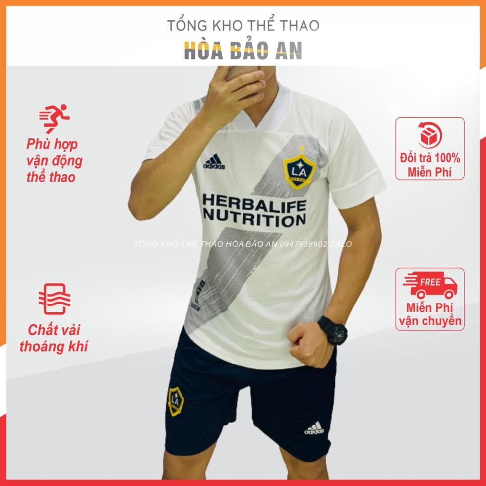Quần Áo Đá Banh Đẹp/ Áo Bóng Đá Galaxy màu trắng cao cấp mùa 2020 *
