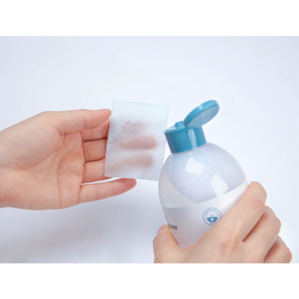 Nước tẩy trang/ toner MIZON một bước 500ml / loại bỏ cặn bã da