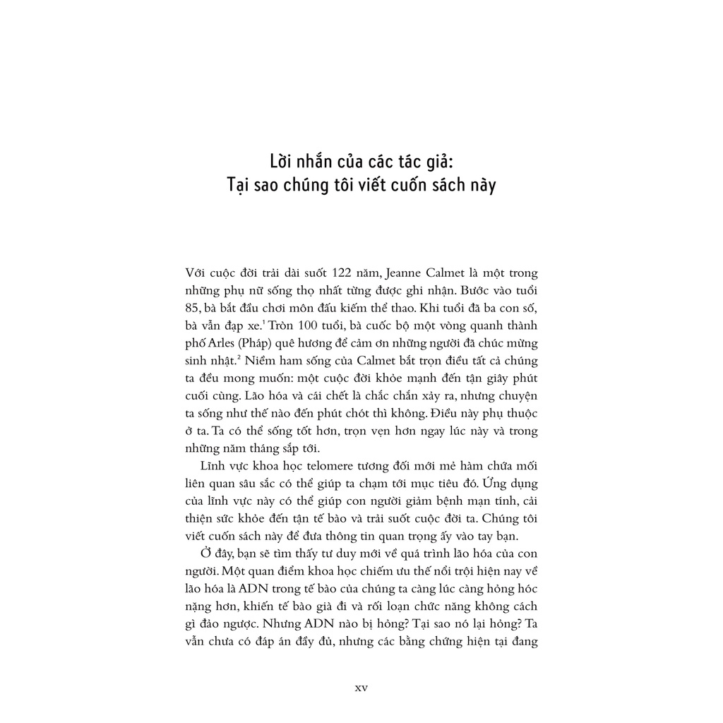 Sách - Hiệu Ứng Telomere: Giải Pháp Đột Phá Để Sống Trẻ, Khỏe, Và Ngăn Ngừa Lão Hóa (Trẻ)