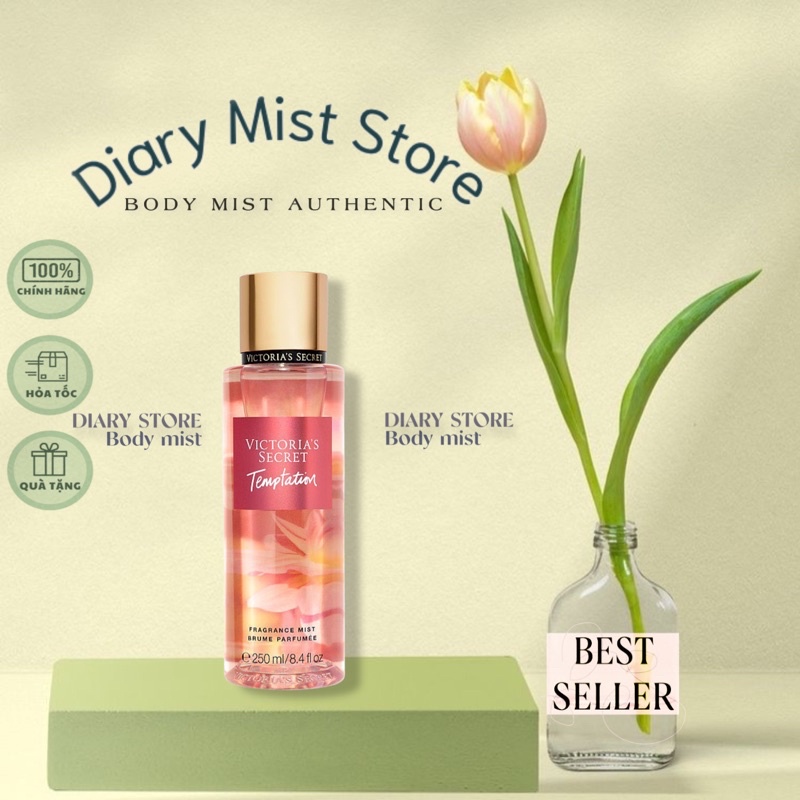 𝐃𝐢𝐚𝐫𝐲𝐦𝐢𝐬𝐭.𝐬𝐭𝐨𝐫𝐞 Xịt Thơm Body Mist Victoria's Secret - TEMPTATION
