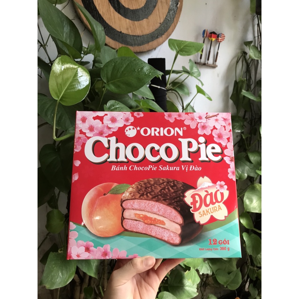 Bánh Choco Pie Sakura Vị Đào Orion