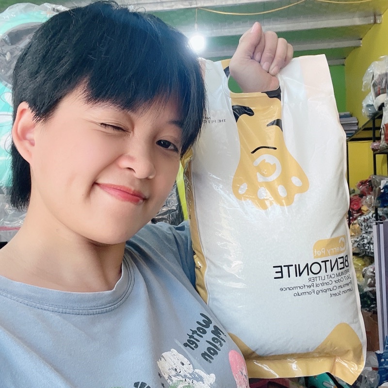 Cát vệ sinh mèo Gerry Pet Bentonite 💜GIAO HOẢ TỐC 2H 👉 đủ mùi - 8l 16L Cafe/Chanh/Táo - PET&JOI