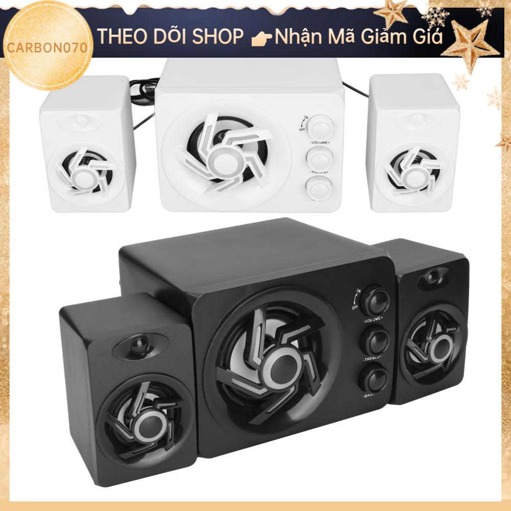 Carbon070 Loa máy tính để bàn D ‑ 209 với loa siêu trầm Điện thoại di động mini Hệ thống âm thanh nổi tại nhà