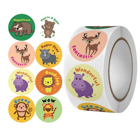 Cuộn sticker khen thưởng 500c/hình
