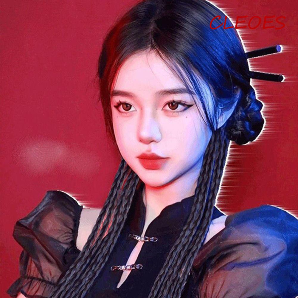 Cài Tóc Giả Thắt Bím Phong Cách Hip Hop Thời Trang Cho Nữ