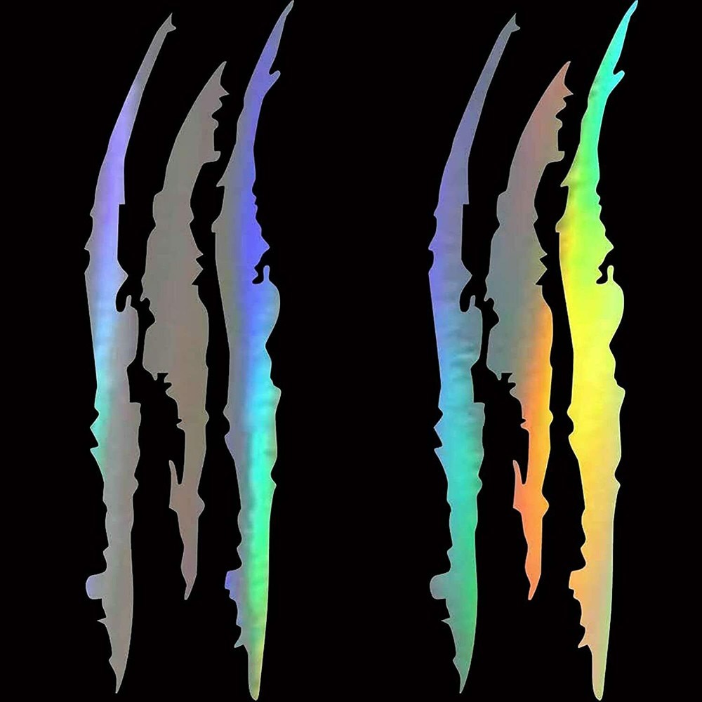 Tem Dán Phản Quang Móng Vuốt Cỡ Lớn Trang Trí Nóc Xe, Nắp Capo Xe Ô Tô