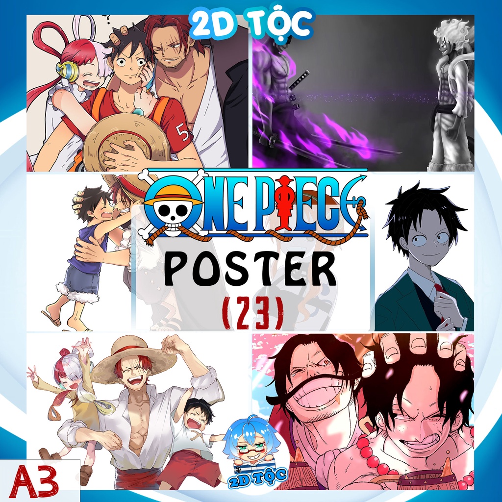 Poster A3  Anime Manga One Piece (23) – 2D Tộc Shop
