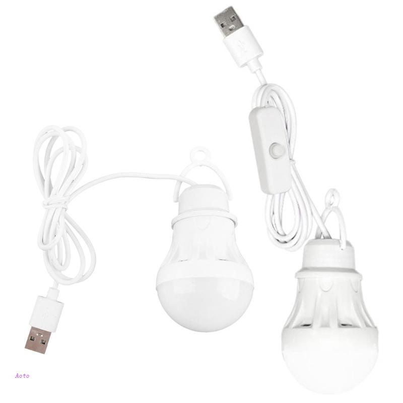 Đèn LED USB 5V AOTO Có Thể Mang Theo Khi Đi Cắm Trại / Câu Cá / Leo Núi