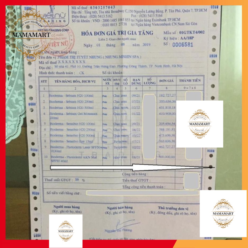 Bioderma Nước Tẩy Trang 500ml dành cho mọi loại da