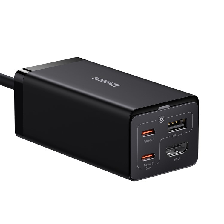 Baseus Đầu sạc nhanh Gan5 Pro Desktop Fast Charger 1U+2C+HD 67W