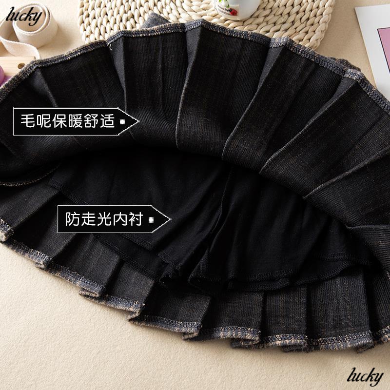 Chân Váy Len Xếp Ly Ngắn Dày Vừa Kích Thước Lớn Thời Trang Thu Đông 2022 Phong Cách Mới Cho Bé Gái Dễ Phối Đồ VRDX