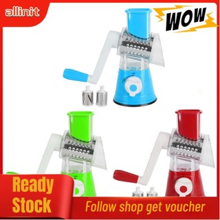 Allinit Hand Crank Vegetable Cutter Rotatable Fruit Grater Shredder Acc For Ho US
