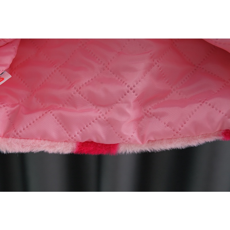 Áo Khoác Bông Dày Không Tay Giữ Ấm Thoải Mái Đính Nơ In Họa Tiết Trái Tim Dành Cho Bé Gái 0-3 Tuổi