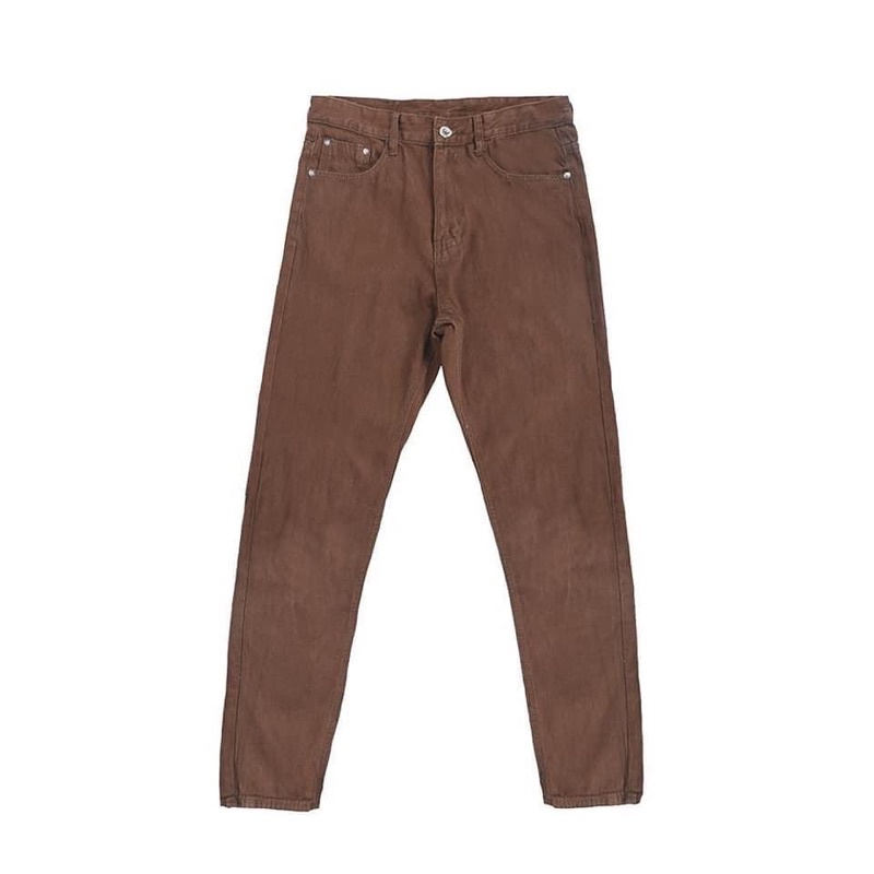 quần jean baggy levis nâu chất bò cao cấp