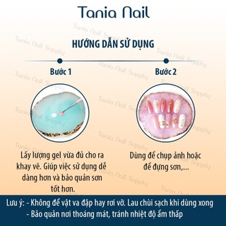 Khay Chụp Ảnh Đá Cẩm Thạch Tán Màu