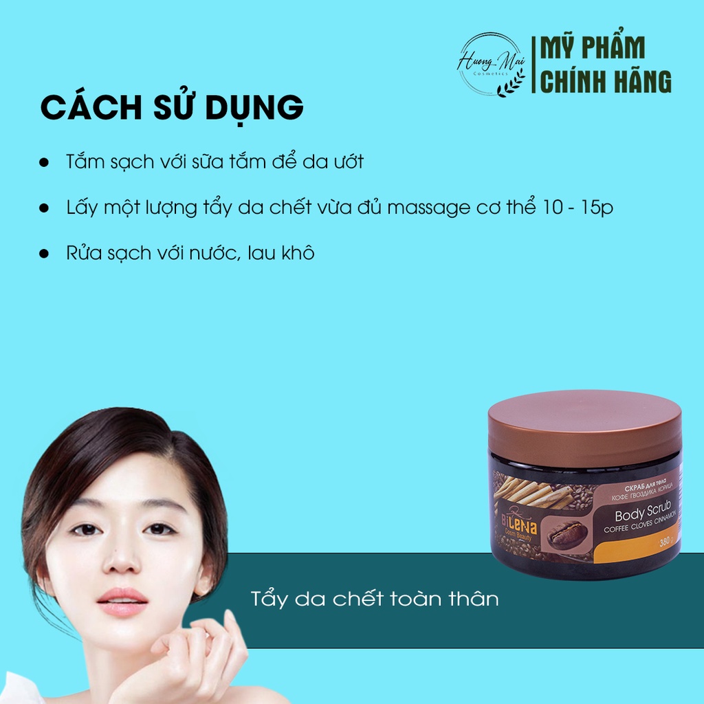 Tẩy da chết Body Quế hồi Nga