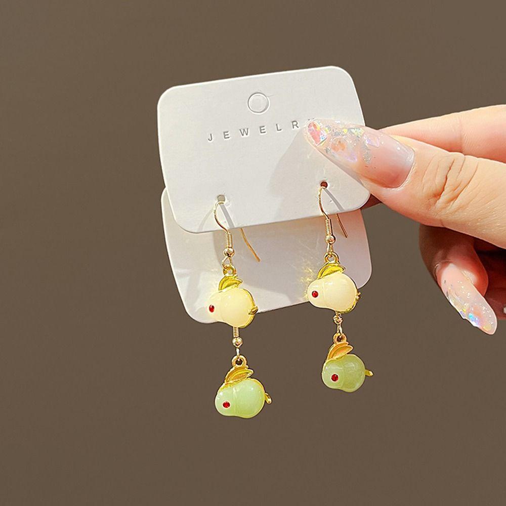 Bông Tai Hình Thỏ Hoạt Hình Thanh Lịch Dành Cho Nữ