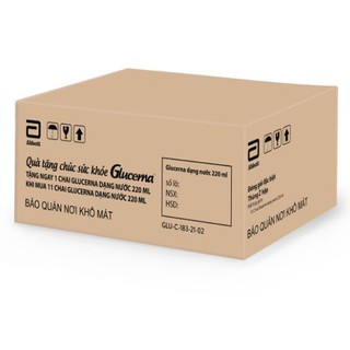 Thùng 24 chai sữa nước dành cho người bị tiểu đường glucerna abbott 220ml