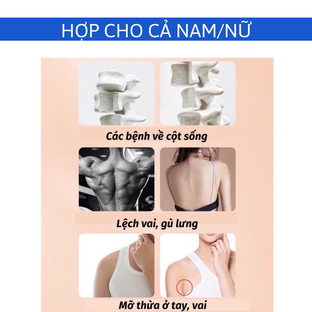 Đai chống gù lưng nam nữ 2 màu thiết kế thông minh - MEGAMART