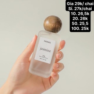 Nước hoa jasmine nắp gỗ
