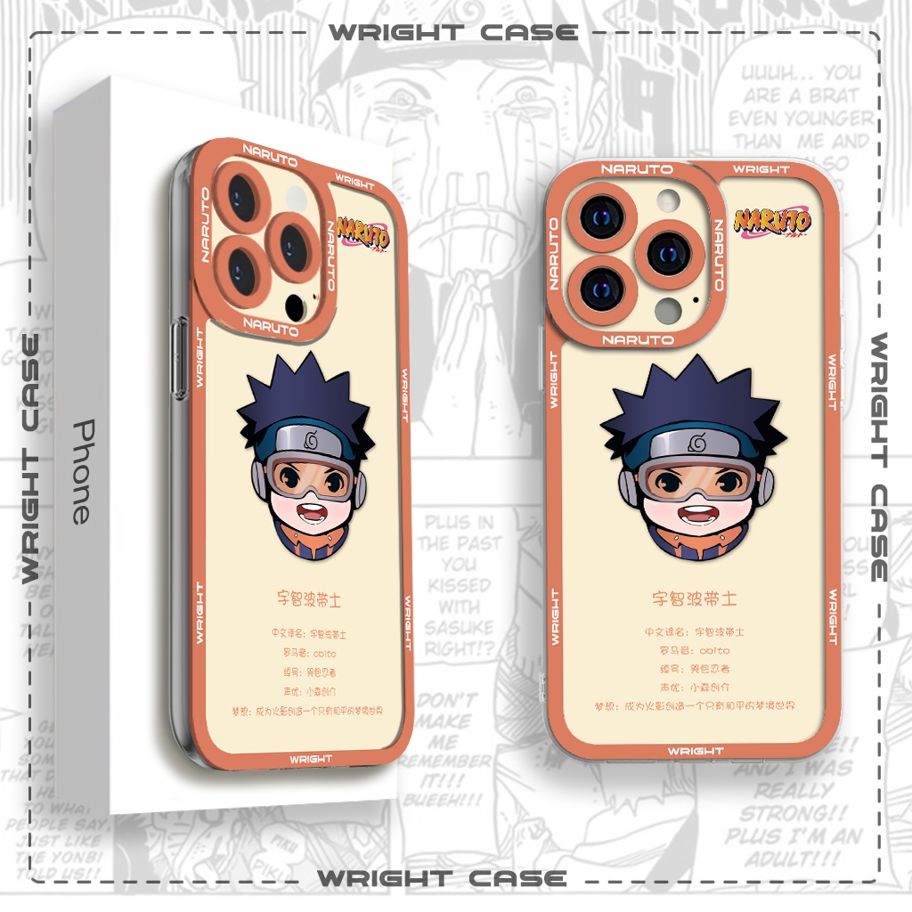 Ốp lưng iphone cạnh vuông Obito Naruto hoạt hình Anime Wrightcase ...