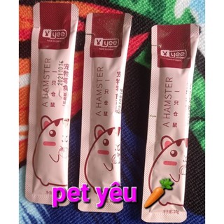 Súp thưởng hamster thức ăn hamster 🐀Freeship🐀 Mới 100% bồi bổ giúp hamster mập.mạp 🐹🐹