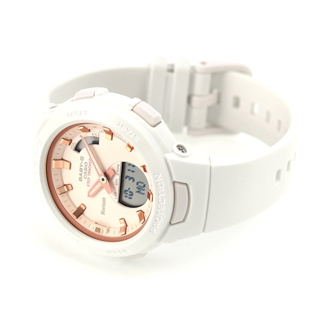 Đồng hồ nữ dây nhựa Casio Baby-G chính hãng BSA-B100CS-7ADR (41mm) - bảo hành 5 năm