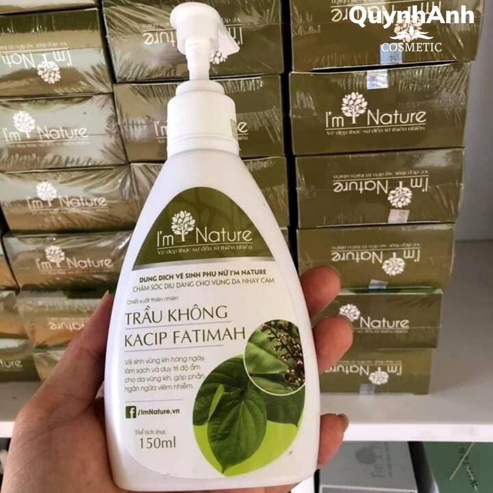 Ddvs Gel Vệ Sinh Phụ Nữ Lá Trầu Không I’m Nature Chính Hãng 150ml Nước Rửa Phụ Khoa Sạch Sẽ Se Khít Làm Hồng Vùng Kín