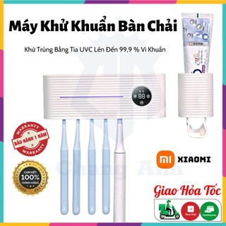 Máy khử khuẩn bàn chải đánh răng tự động xlaoml khử trùng bằng tia uv - diệt đến 99% vi khuẩn - chính hãng