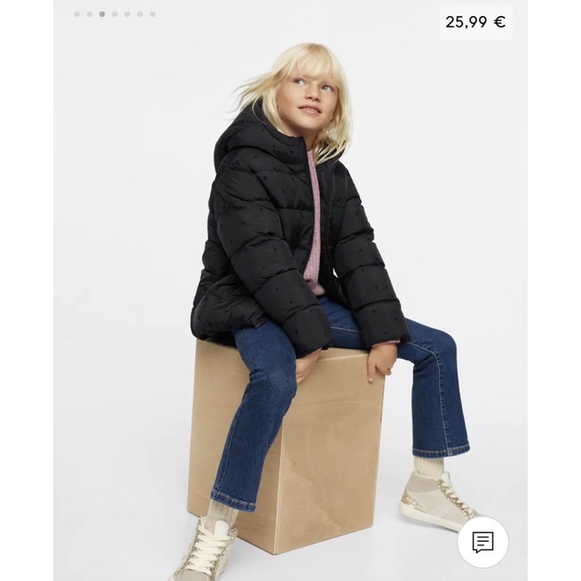 Áo phao mango xuất xịn bé gái