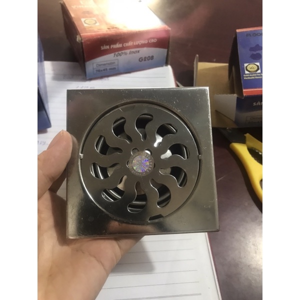 Chắn Rác INOX Thoát sàn ống phi 60-75-90-110